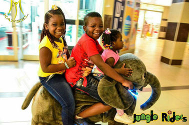 Hansel outdoor playground children ride on  four wheel zippy kids electric ride on animals for sale proveedor