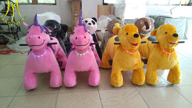 Hansel zoo battery operated animal scooter  rides animals electric toys with sound for park proveedor