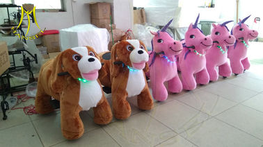 Hansel hot selling kids walking battery operated ride on unicorn for mall proveedor