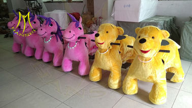 Hansel hot selling kids walking battery operated ride on unicorn for mall proveedor