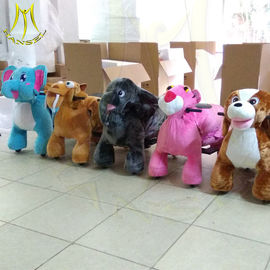 Hansel amusement park stuffed battery animal kids electric rides on animal proveedor
