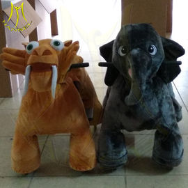 Hansel rechargable amusement park electric scooter stuffed ride on animals proveedor