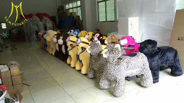 Hansel family park battery powered walking stuffed animal electric ride proveedor