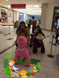 Hansel  kiddy rides walking animal playground dinosaur riding toys for child proveedor