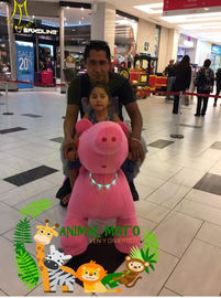 Hansel high quality  walking and coin operated ride toys panda toy ride safari rides for mall proveedor