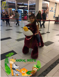 Hansel high quality  walking and coin operated ride toys panda toy ride safari rides for mall proveedor