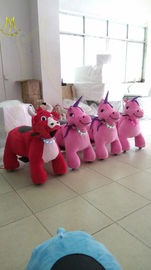 Hansel   coin operated animal scooters for mall moving toy cars for kids ride on furry animal proveedor