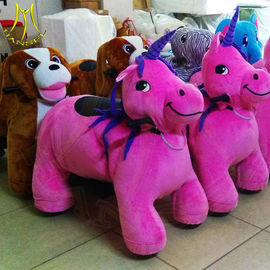 Hansel indoor mall plush battery animal kids electric rides on animal proveedor