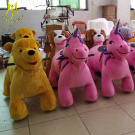 Hansel amusement park indoor electronic walkingkids plush animals proveedor