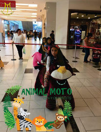 Hansel Zoo animals toys for children zippy walking pets plush riding horse toy shopping mall proveedor
