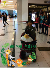 Hansel  shopping mall animal cars battery operated plush animals scooters for family ride proveedor