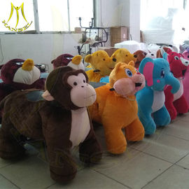 Hansel High quality plush coin operated electric kids ride on stuffed animals proveedor