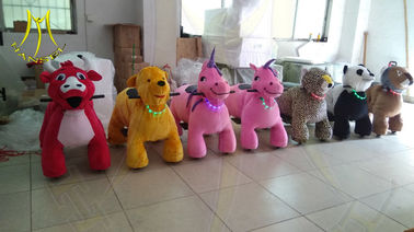 Hansel Christmas plush moving animal toy ride on bike china animal toys ride for sales proveedor
