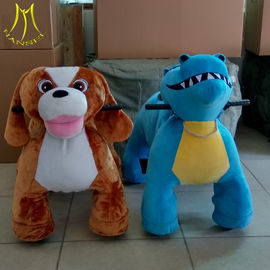 Hansel plush stuffed animals plush wheel ride on cow toy kid ride on toy proveedor