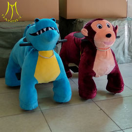 Hansel plush stuffed animals plush wheel ride on cow toy kid ride on toy proveedor