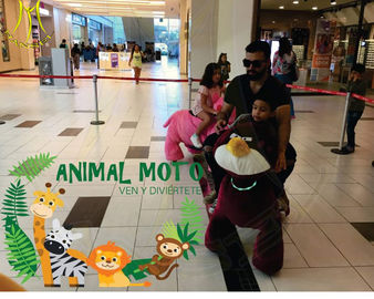 Hansel  wholesale coin operated plush electric ride electric mountable plush motorized animal for shopping mall proveedor