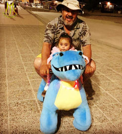 Hansel  wholesale battery plush electric ride on unicorn plush animal electric scooter for adults proveedor