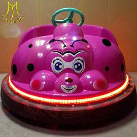Hansel hot selling mini coin operated kids ride on plastic bumper toy car proveedor