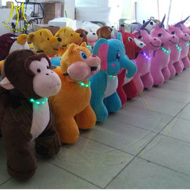 Hansel amusement park children play game coin operated plush animal rides proveedor
