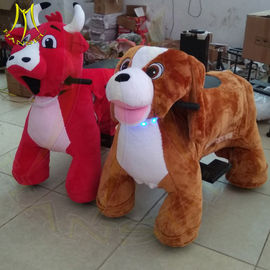 Hansel children funfair plush battery operated electric ride on stuffed animals proveedor