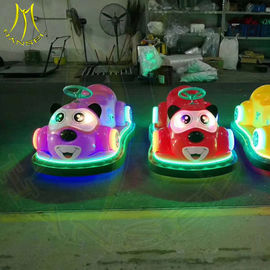Hansel hot selling stuffed kids rides cars coin operated plastic bumper cars proveedor