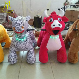 Hansel amusement park stuffed battery animal kids electric rides on animal proveedor