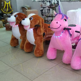 Hansel amusement coin operated mall ride on battery operated animal rides proveedor