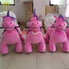 Hansel funny children coin operated electric plush animal rides for sale proveedor