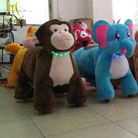 Hansel funny children coin operated electric plush animal rides for sale proveedor