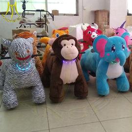 Hansel amusement children ride on plush battery operated walking animals proveedor