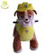 Hansel high quality electric coin operated animal riding for kids funny paw patrol for mall proveedor