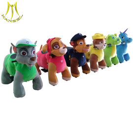 Hansel coin operated mall ride on stuffed battery operated animals proveedor