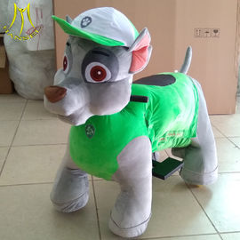 Hansel carnival plush toys 12v battery powered ride on dinosaur ride for shopping mall proveedor