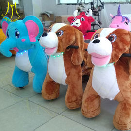 Hansel children funfair plush battery operated animal toy rides proveedor
