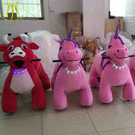 Hansel children funfair plush battery operated animal toy rides proveedor