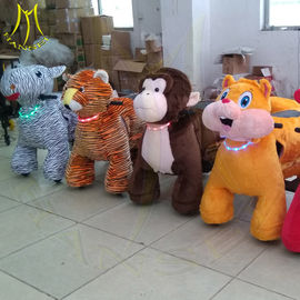 Hansel amusement park children plush battery operated ride on plush animals proveedor