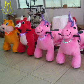 Hansel amusement games children plush battery operated anima rides proveedor