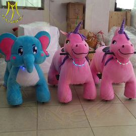 Hansel children electric plush battery operated animal rides for mall proveedor