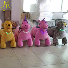 Hansel amusement park electric plush animal motorized horse toy for sale proveedor