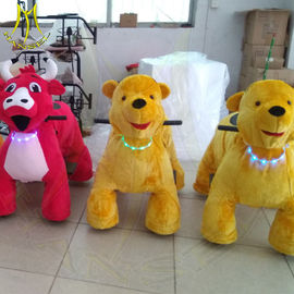Hansel amusement park electric walking kids ride on plush animals proveedor