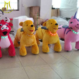 Hansel amusement park electric walking kids ride on plush animals proveedor