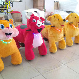 Hansel amuement battery powered plush electric children ride on animal proveedor