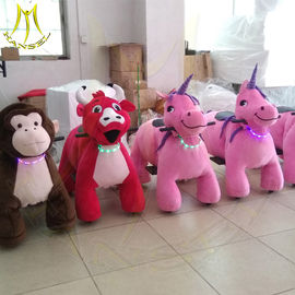Hansel amusement park electric children play game coin operated ride on animals proveedor