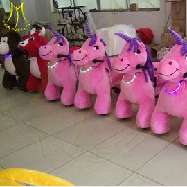 Hansel entertainment battery operated walking plush electric animal car proveedor