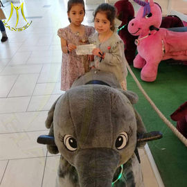 Hansel walking coin operated motorized plush riding animal rides proveedor