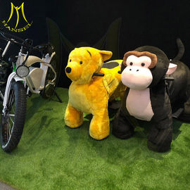 Hansel animal game plush motorized animals plush walking horse rides proveedor