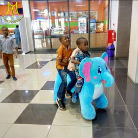 Hansel amusement park kids walking battery operated ride on elephant proveedor