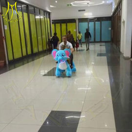 Hansel amusement games stuffed electric animals electric scooter for mall proveedor