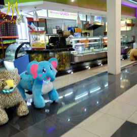 Hansel amusement game machine stuffed animal electric ride on furry animal proveedor