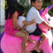 Hansel walking battery amusement ride on electric plush animals rides proveedor